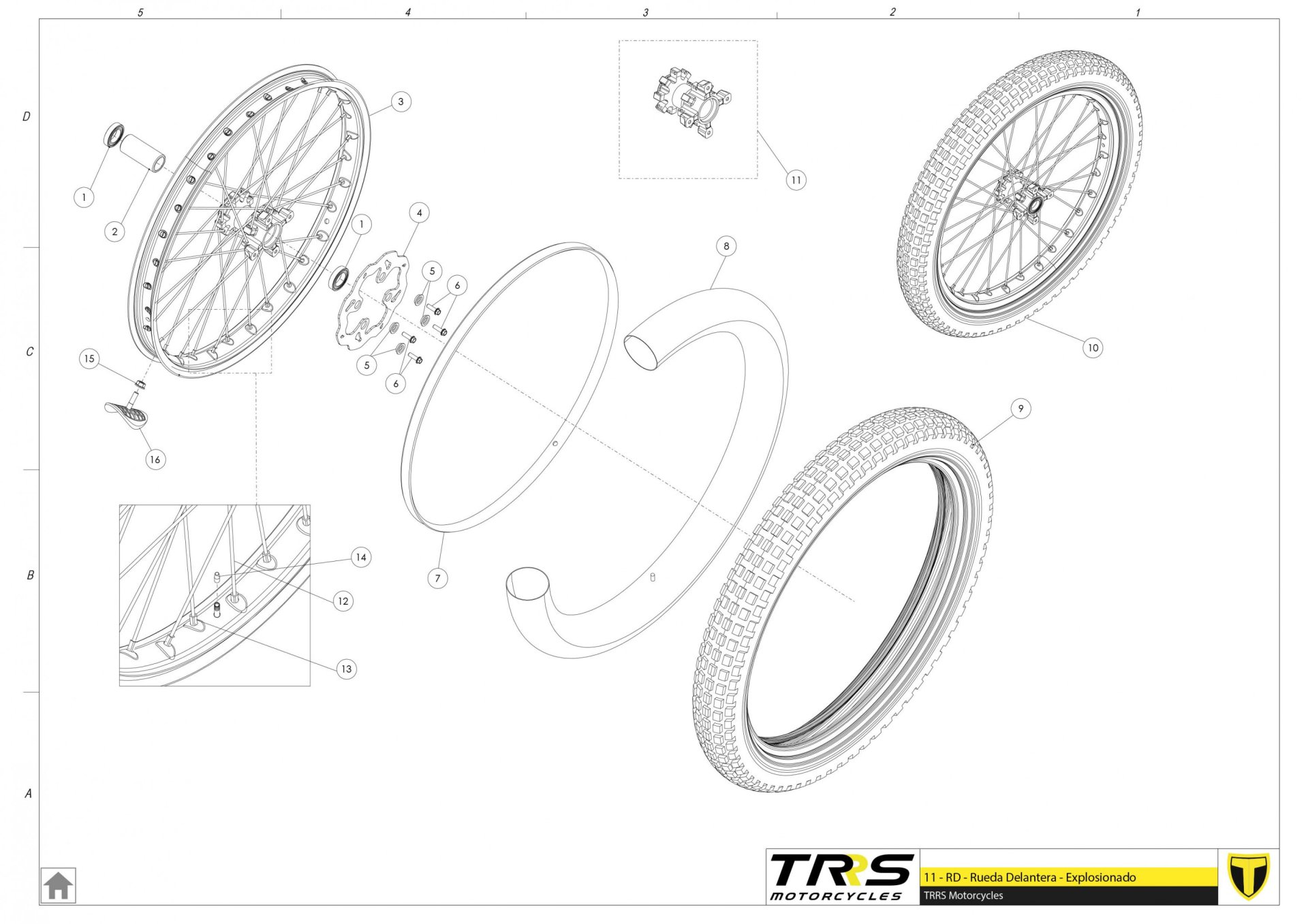11TR - FRONT WHEEL