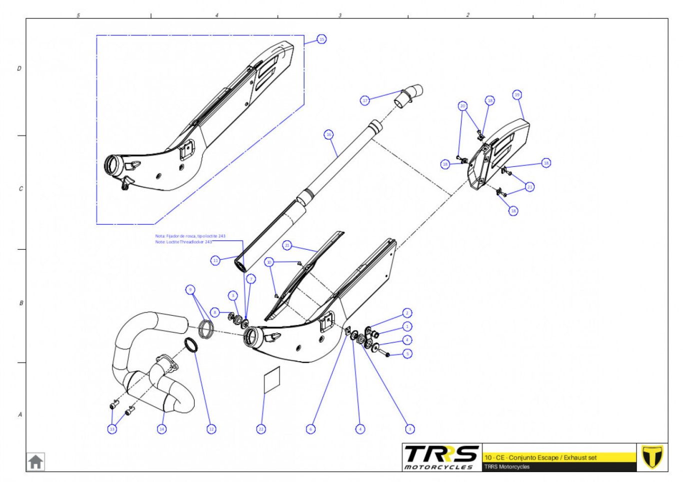 10TR - EXHAUST