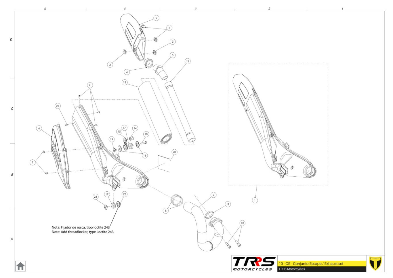 10TR - EXHAUST