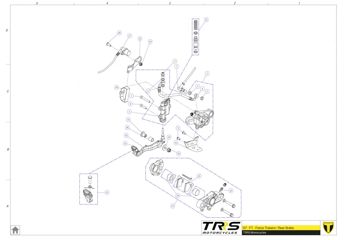 07TR - REAR BRAKE