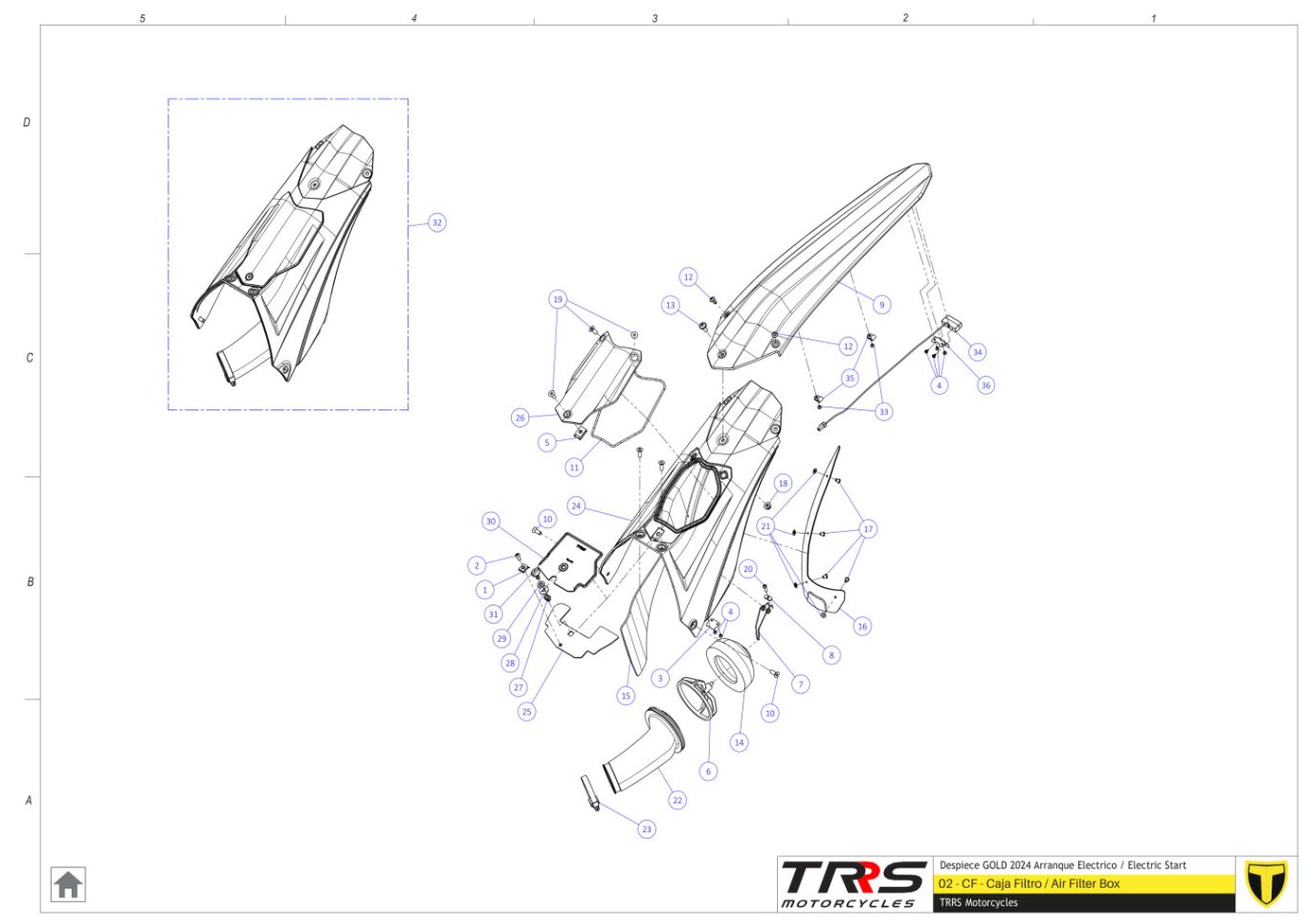 02TR - AIR FILTER BOX