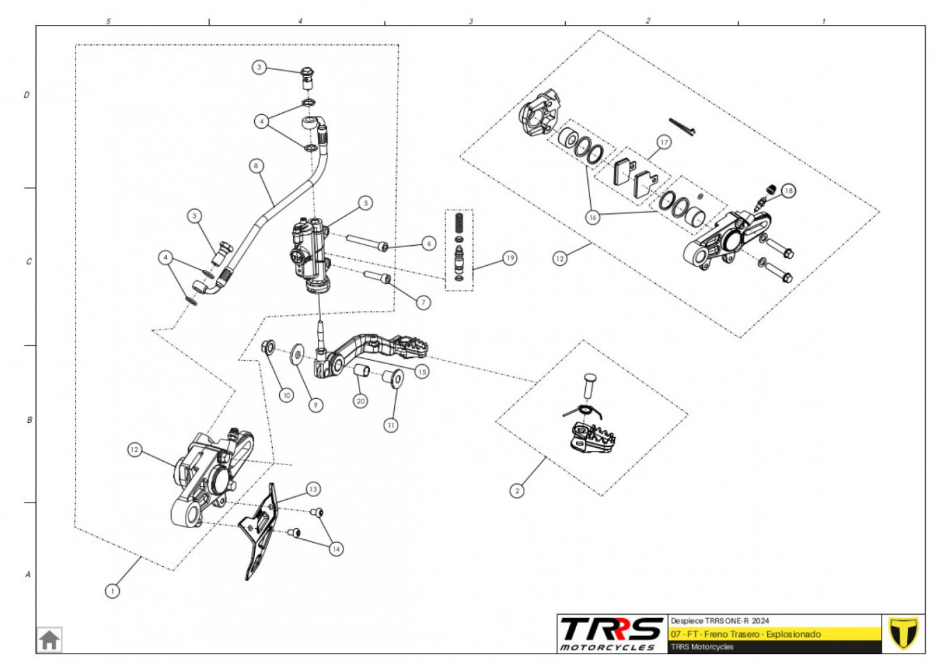 07TR - REAR BRAKE