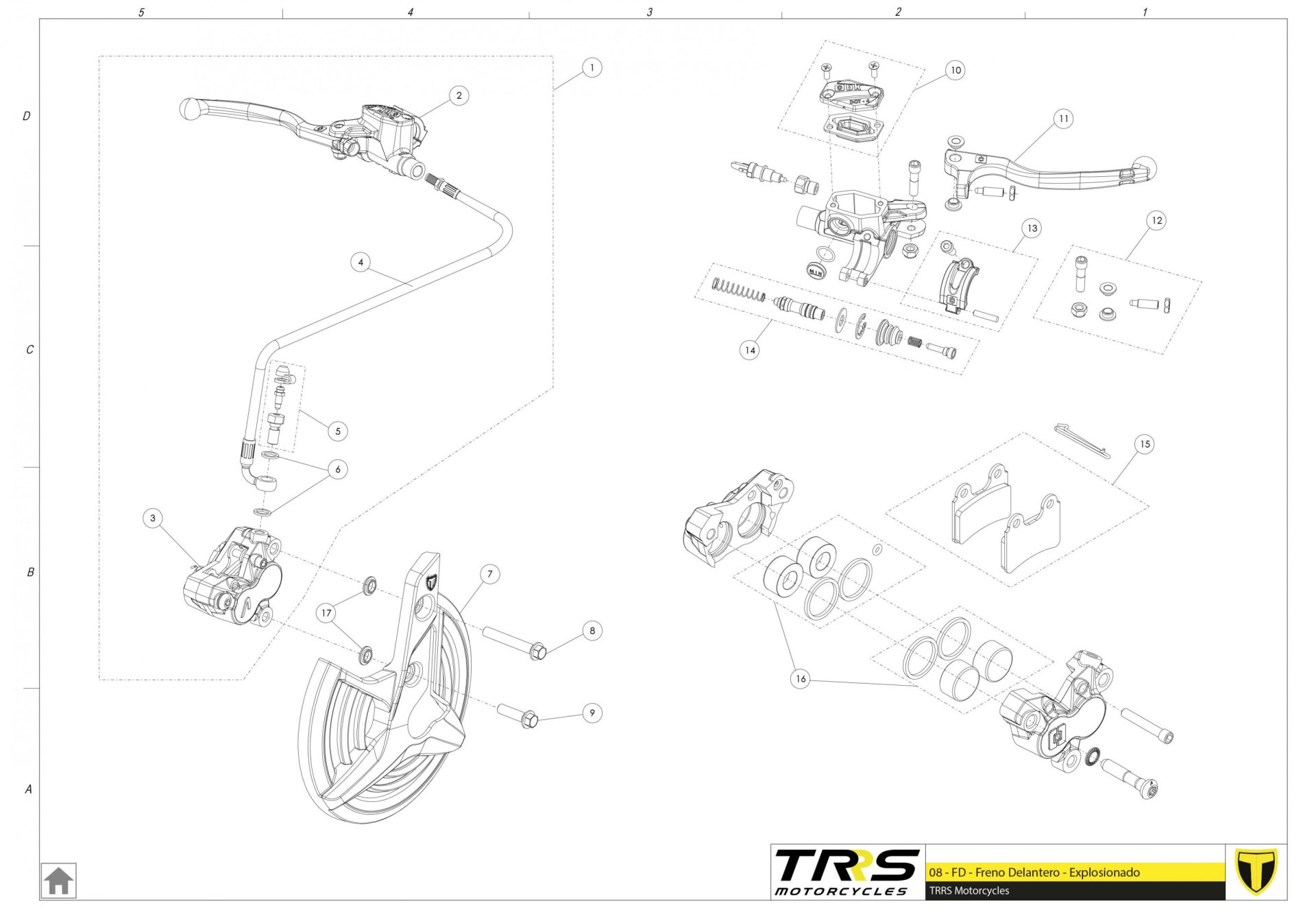08TR - FRONT BRAKE