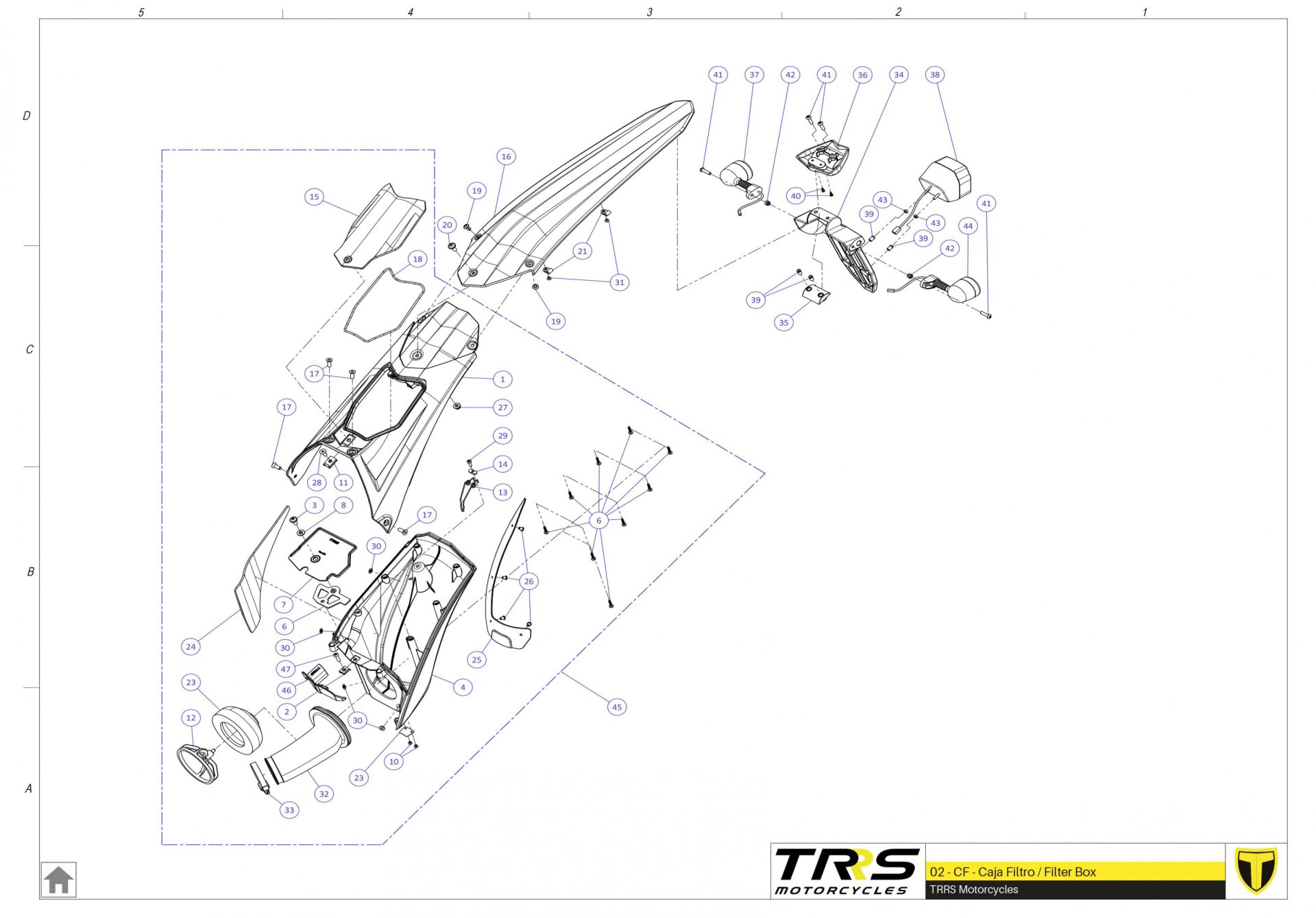 02TR - AIR FILTER BOX