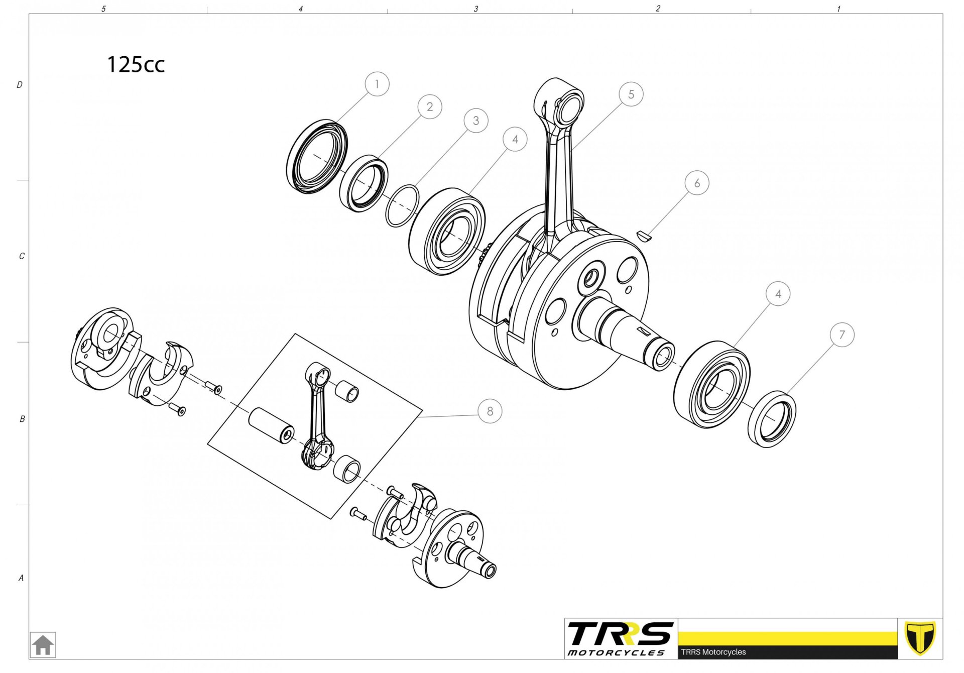 04MT-125 - CRANKSHAFT 125
