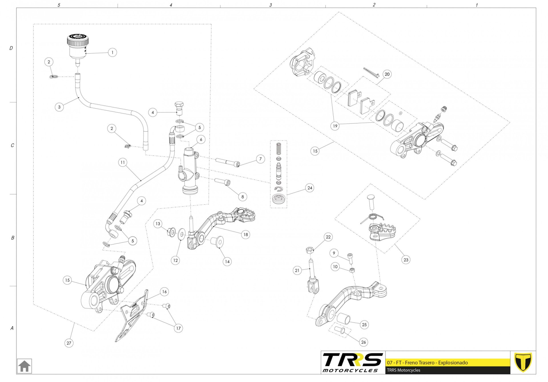 07TR - REAR BRAKE
