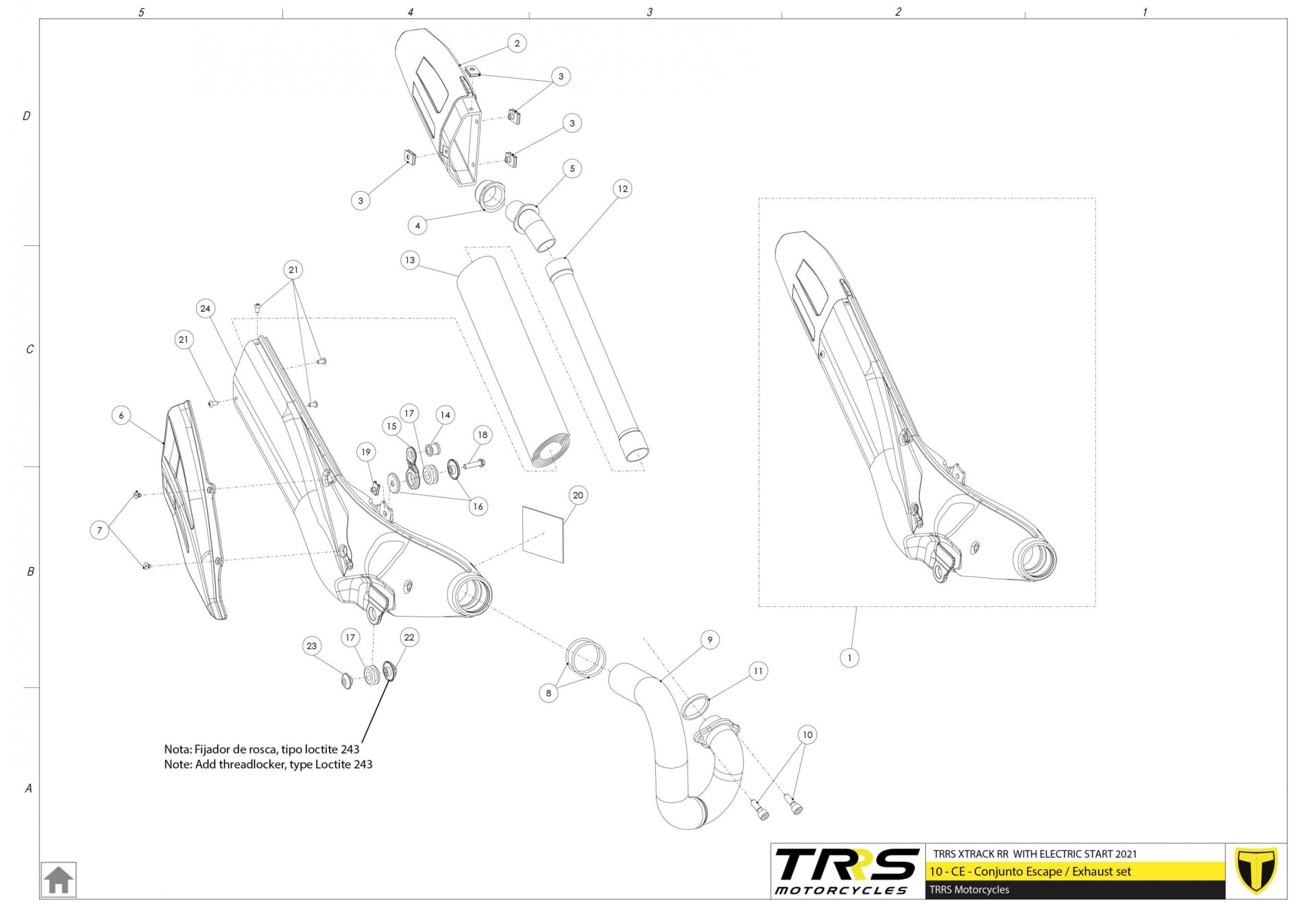 10TR - EXHAUST