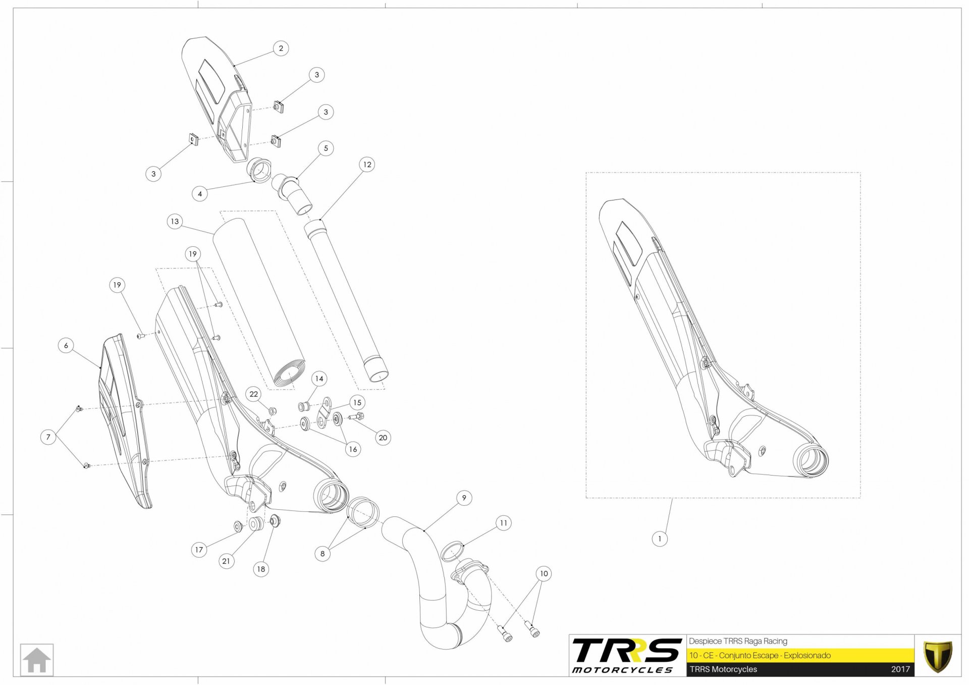 10TR - EXHAUST