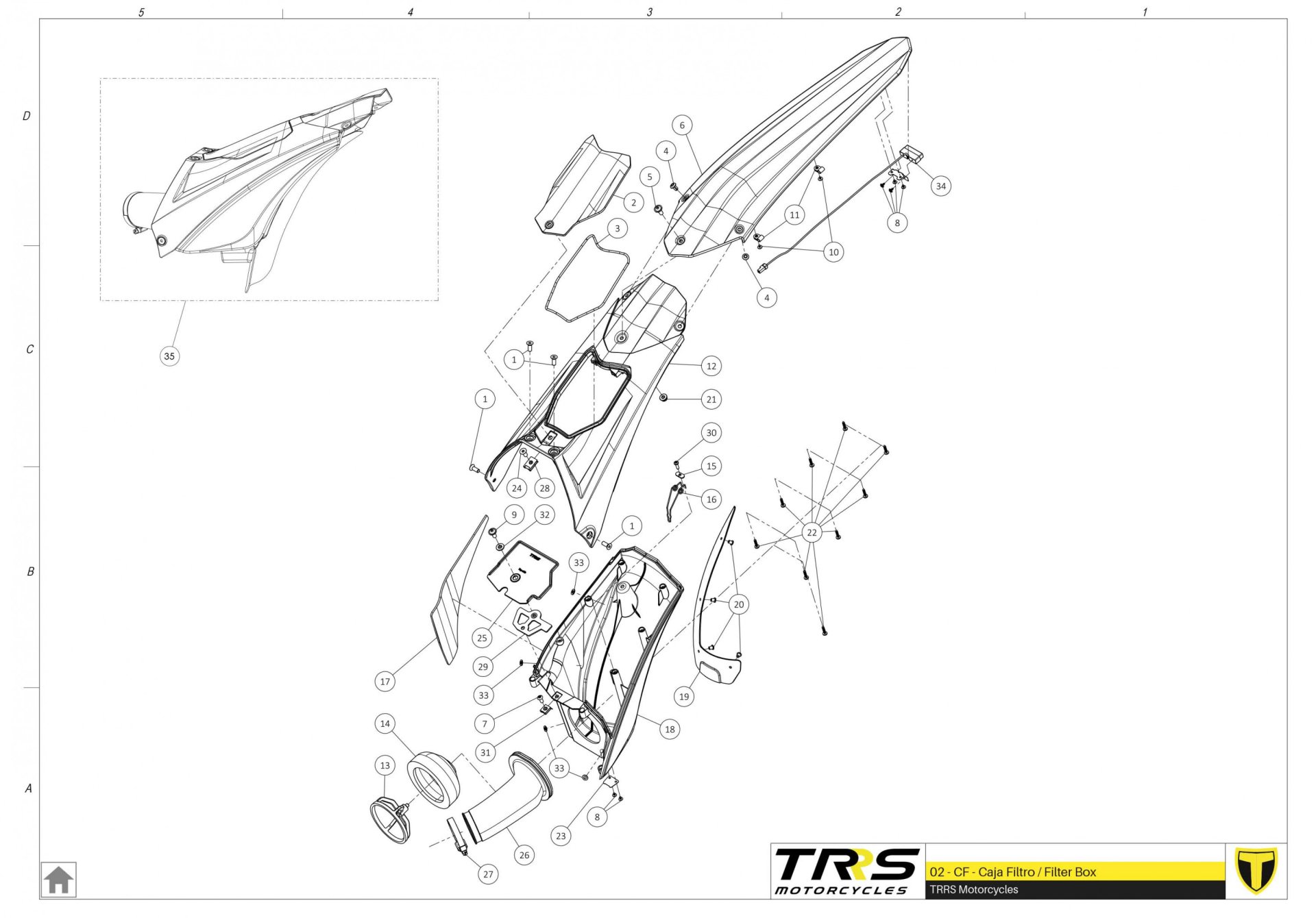 02TR - AIR FILTER BOX