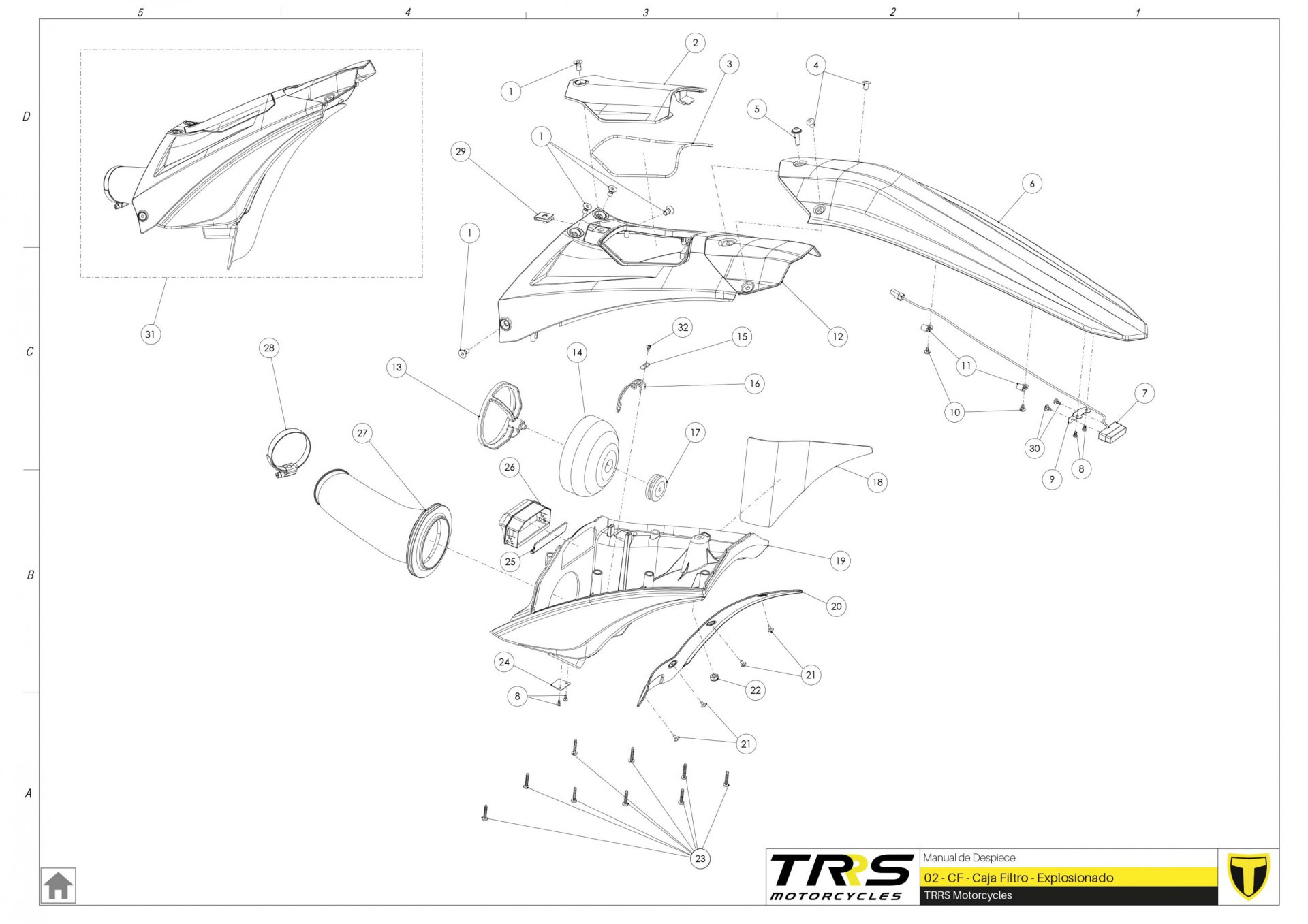 02TR - AIR FILTER BOX