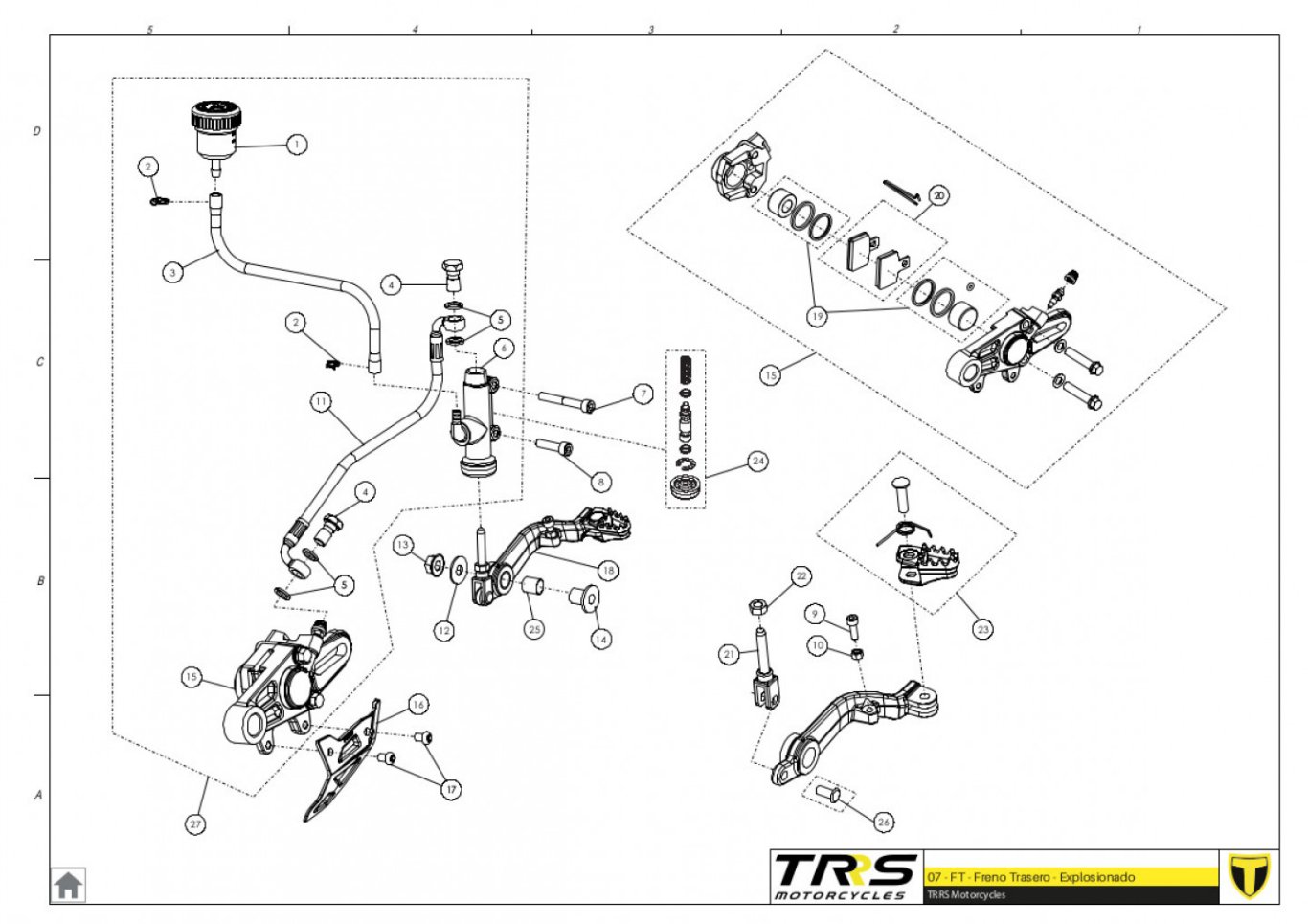07TR - REAR BRAKE