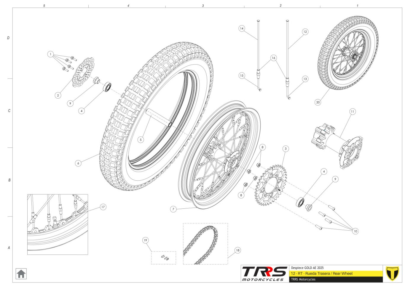 12TR - REAR WHEEL