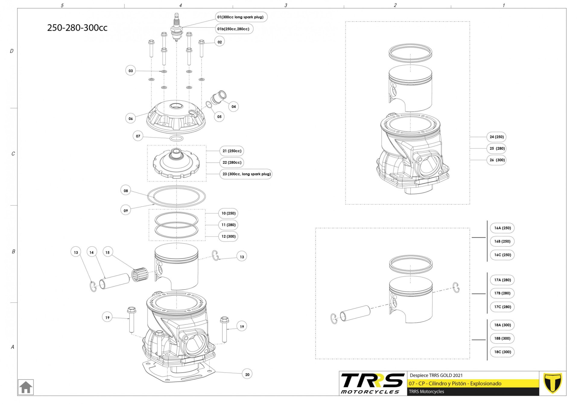 07MT - CYLINDER AND PISTON