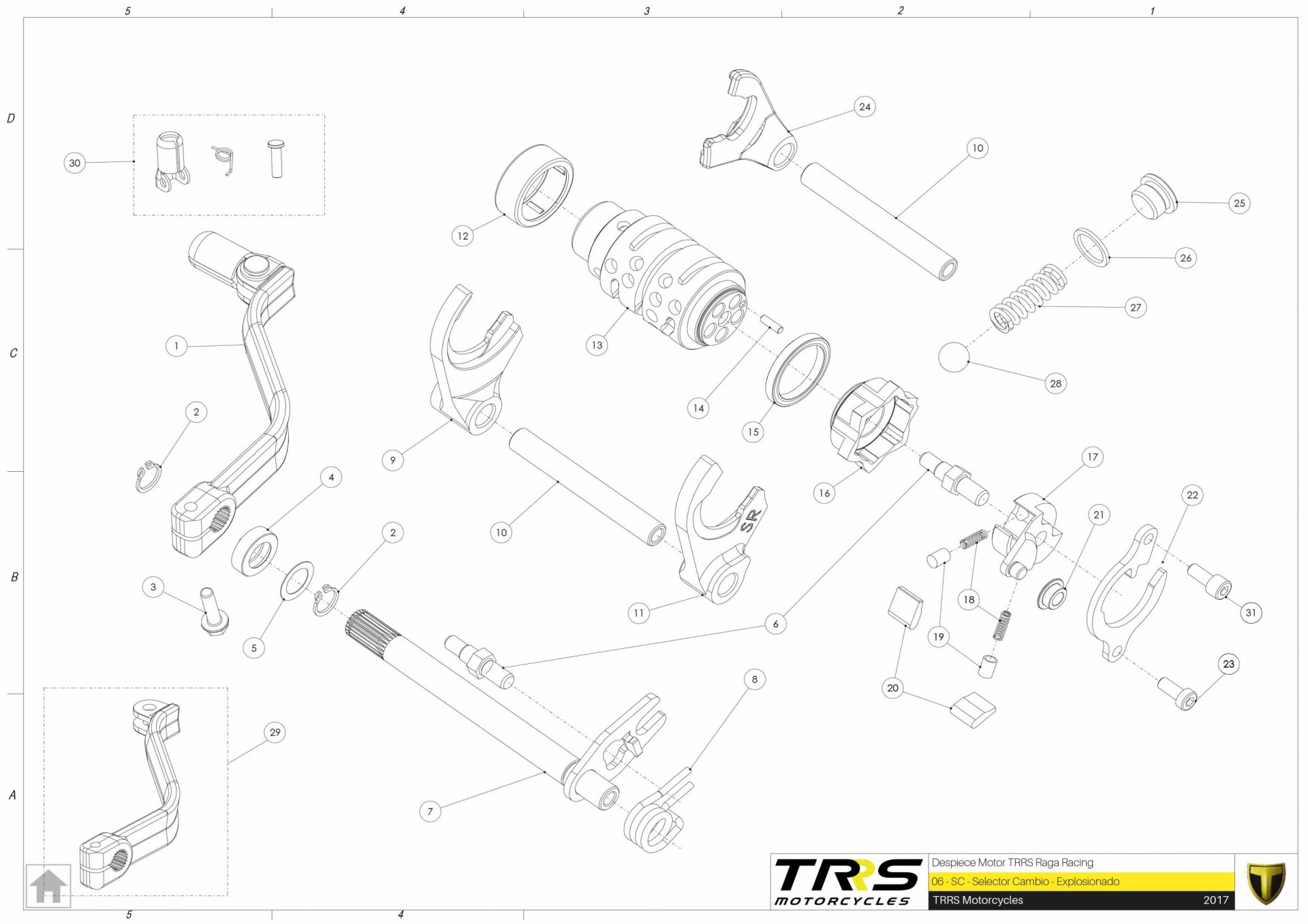 06MT - GEAR SELECTOR GROUP
