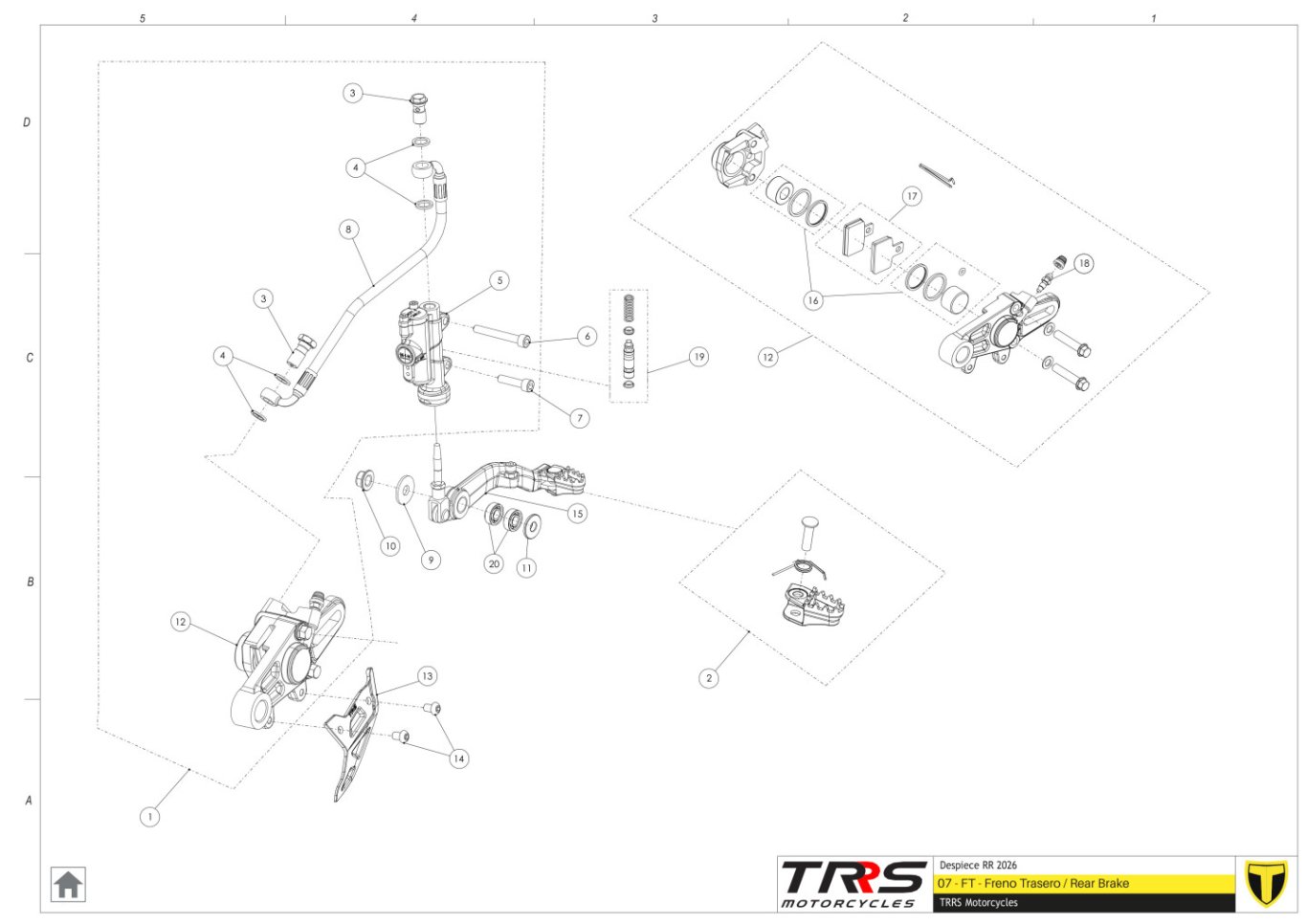 07TR - REAR BRAKE