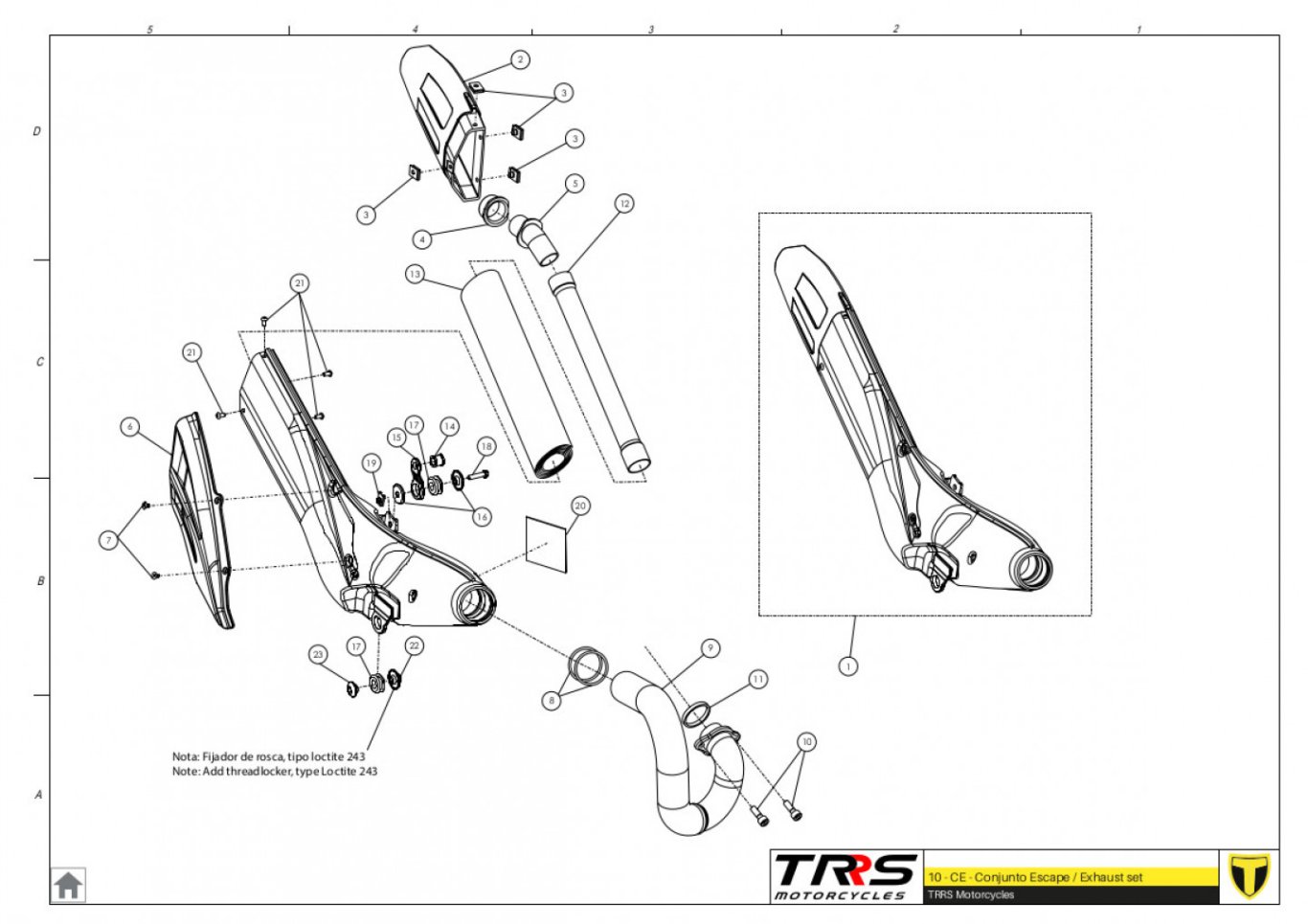 10TR - EXHAUST