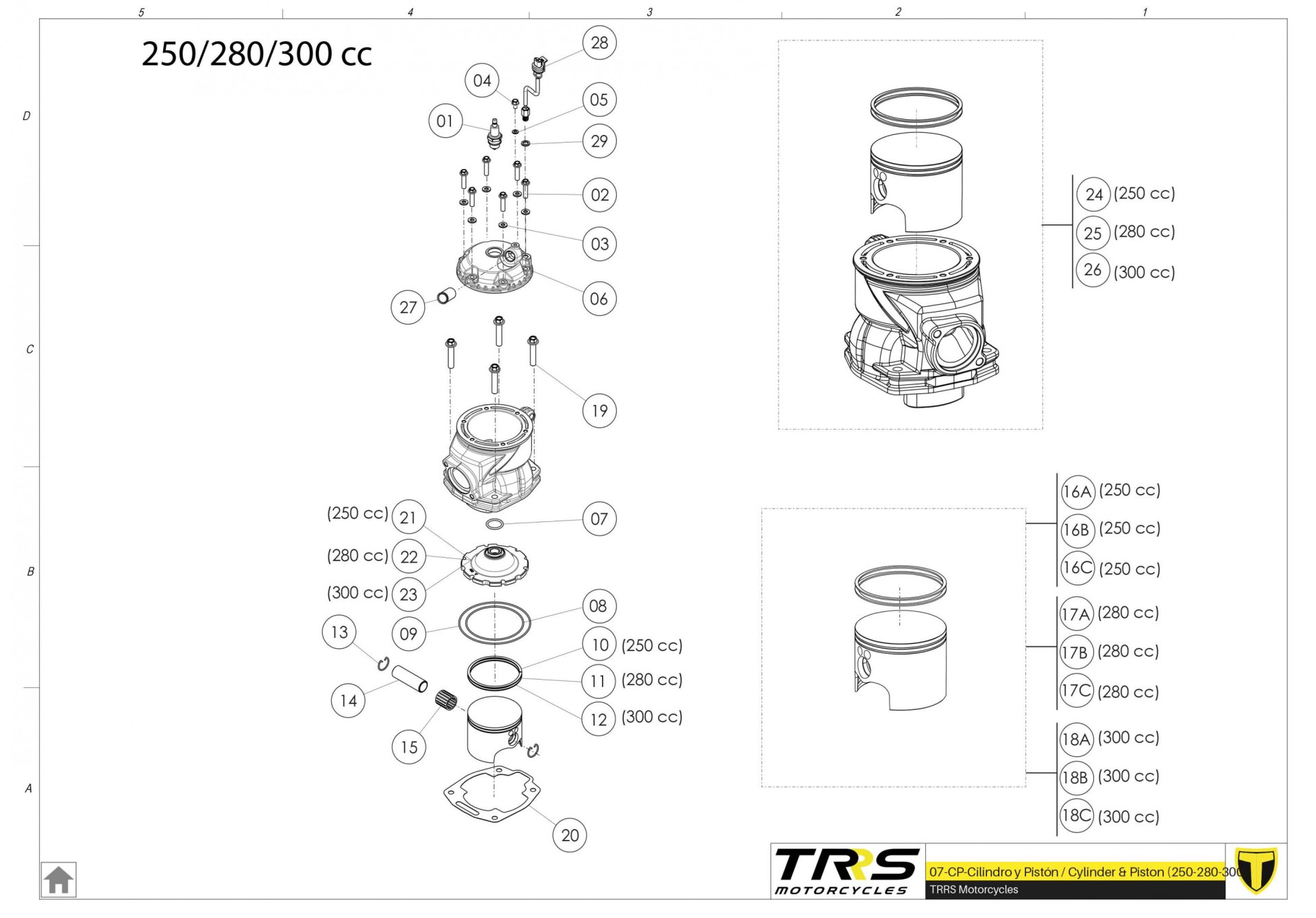 07MT - CYLINDER AND PISTON