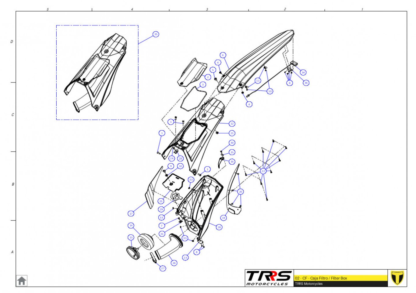 02TR - AIR FILTER BOX