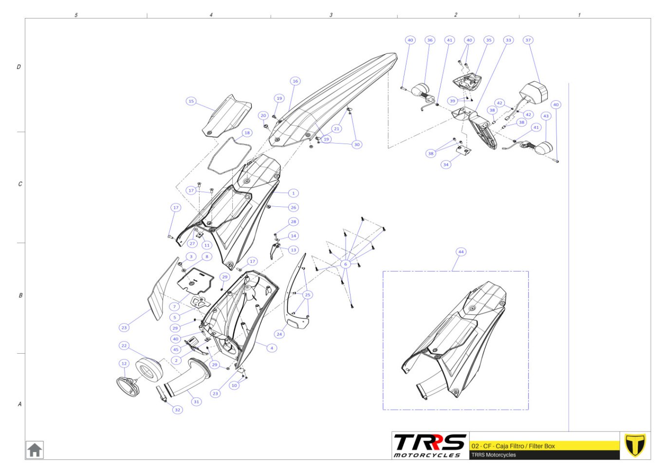 02TR - AIR FILTER BOX
