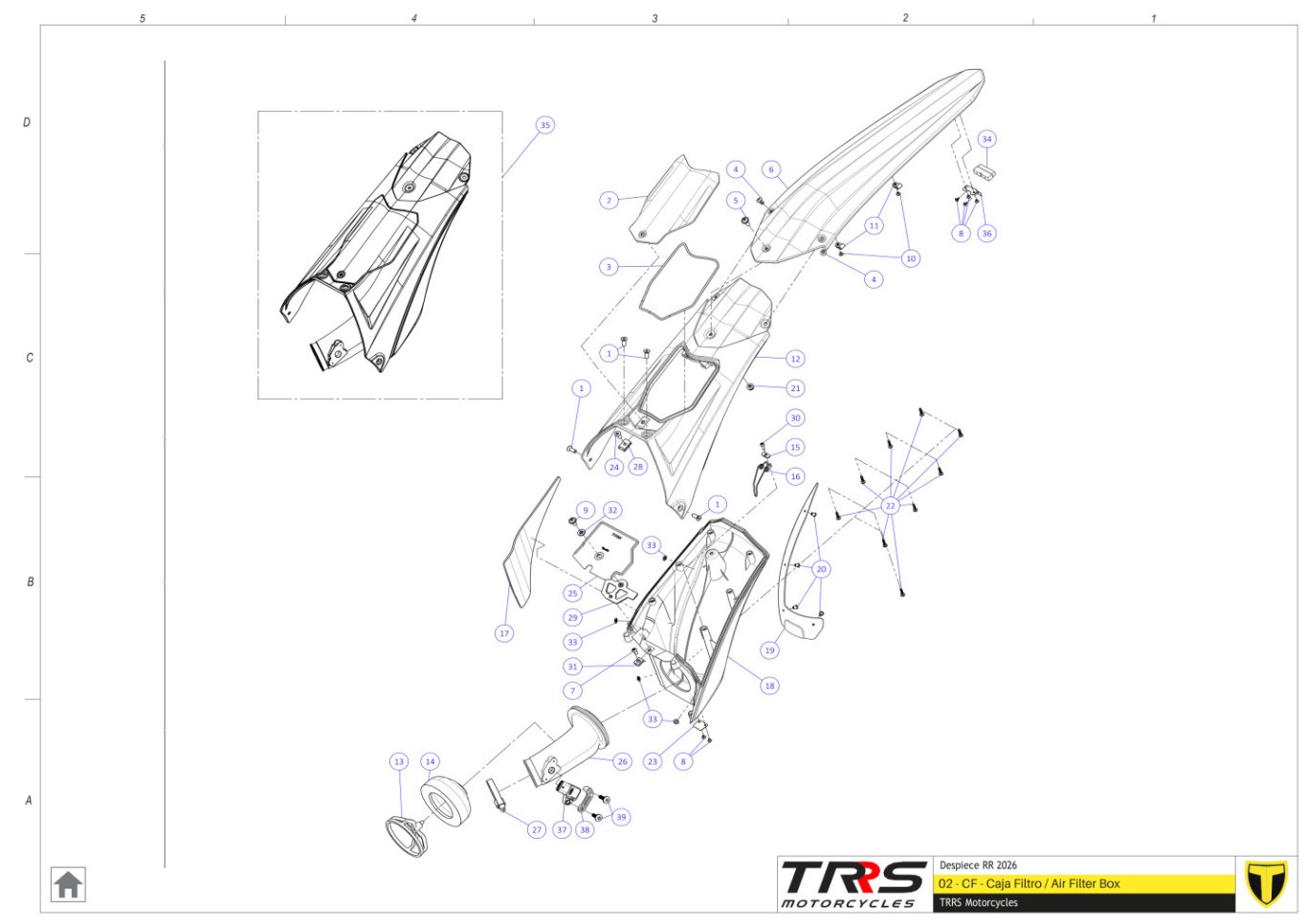 02TR - AIR FILTER BOX