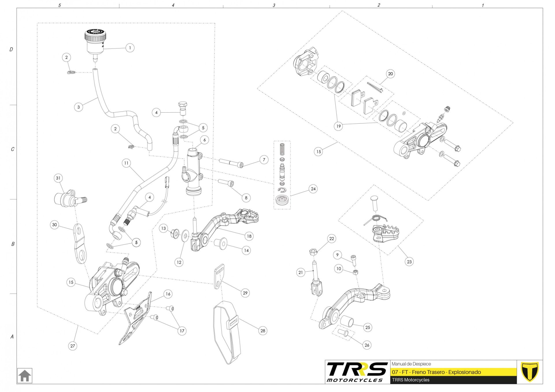 07TR - REAR BRAKE