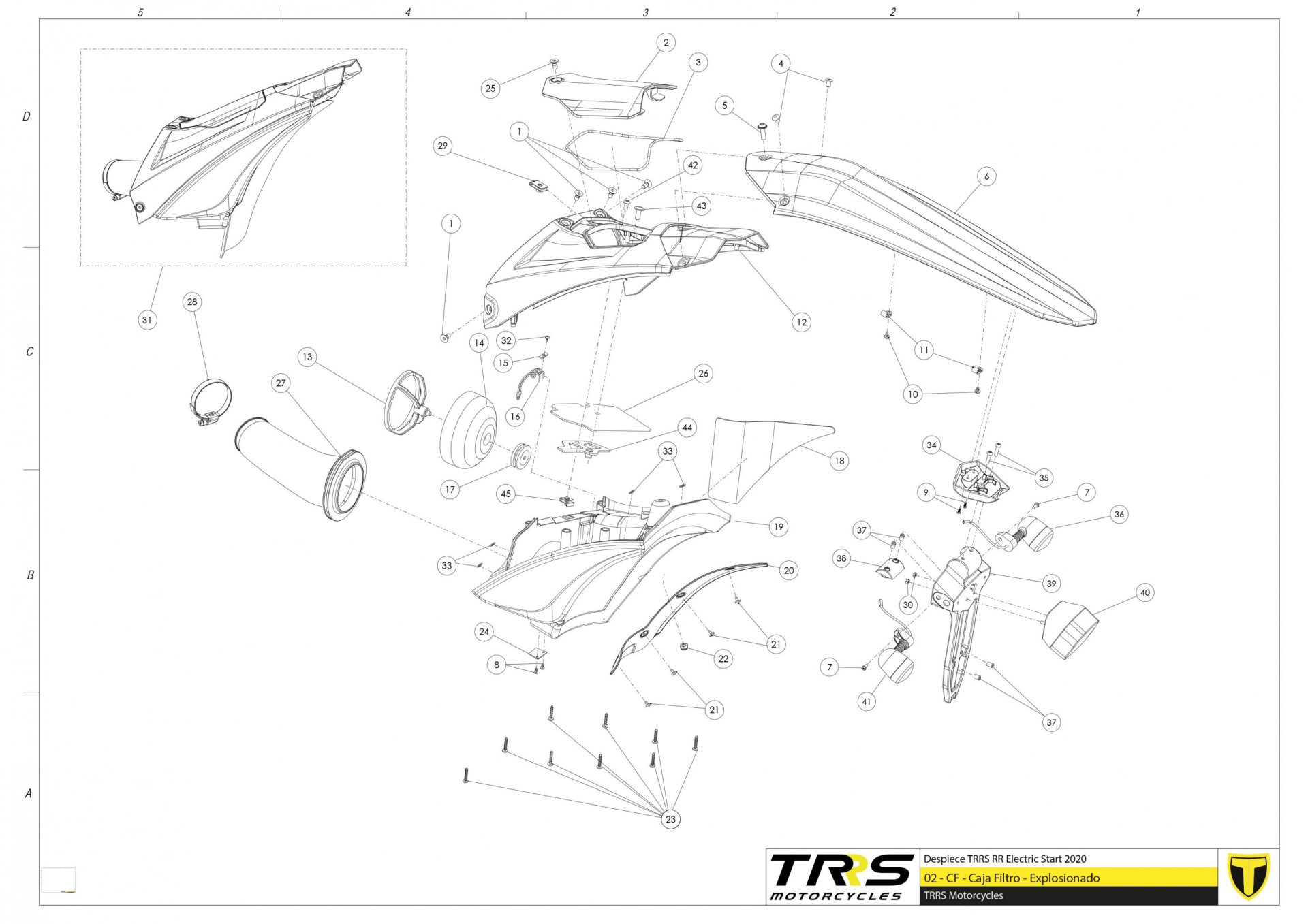 02TR - AIR FILTER BOX