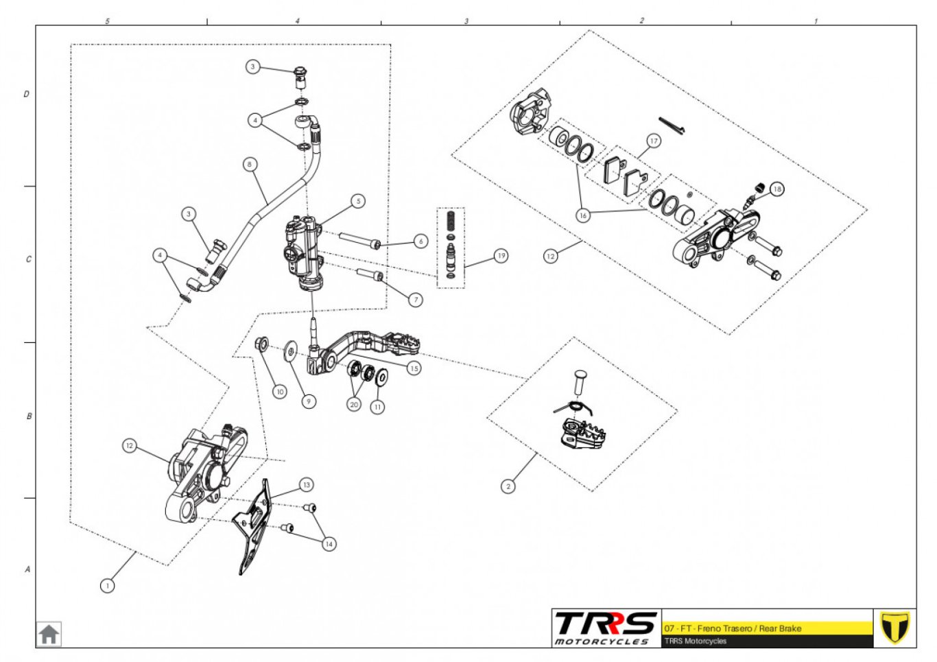 07TR - REAR BRAKE