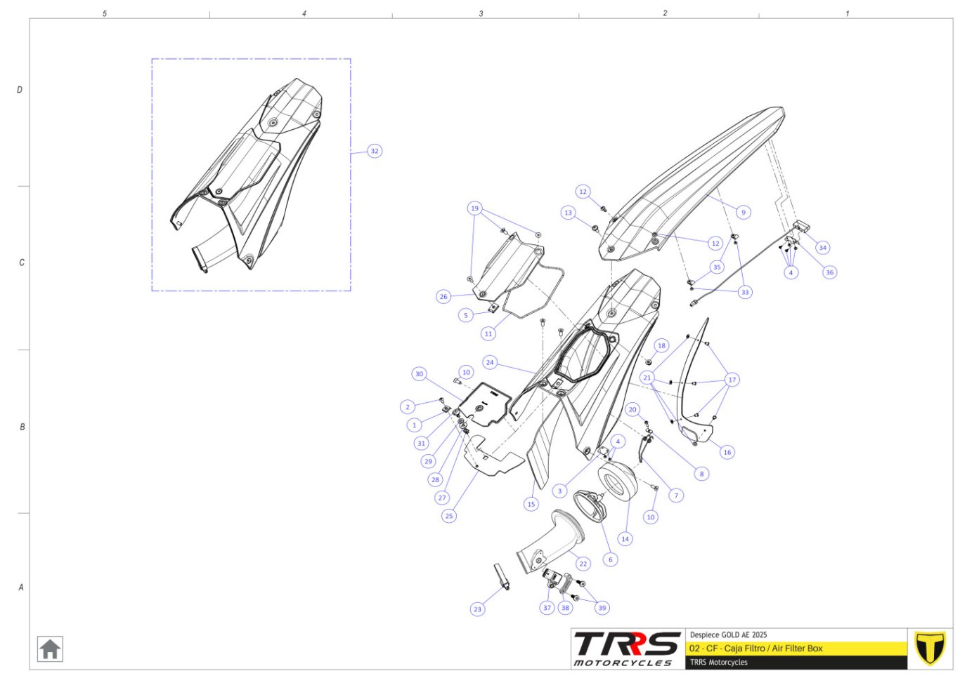 02TR - AIR FILTER BOX
