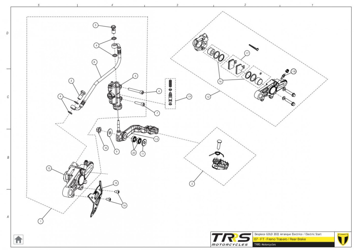 07TR - REAR BRAKE