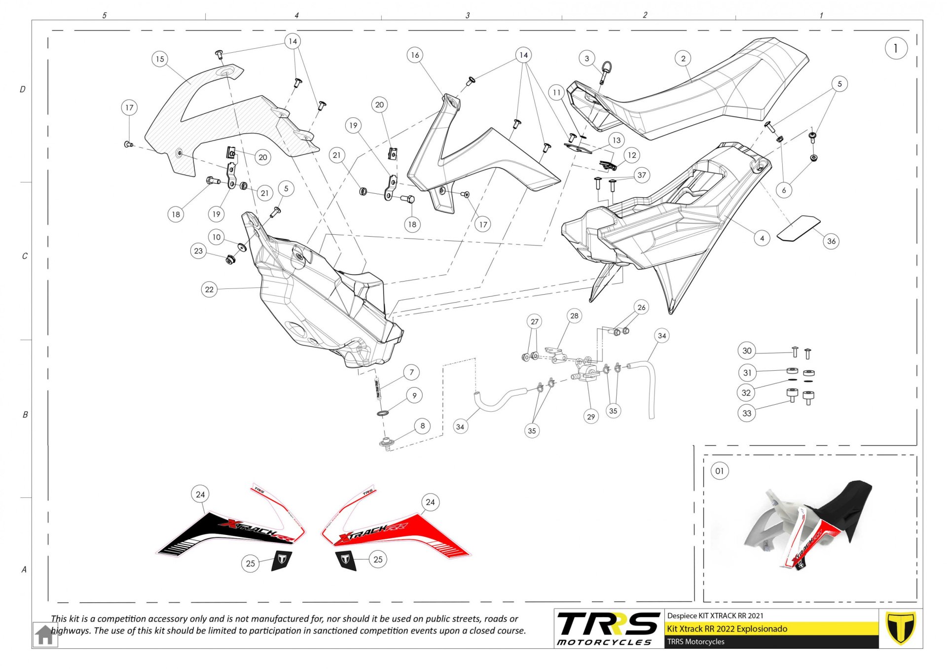 KIT XTRACK - XTRACK SET