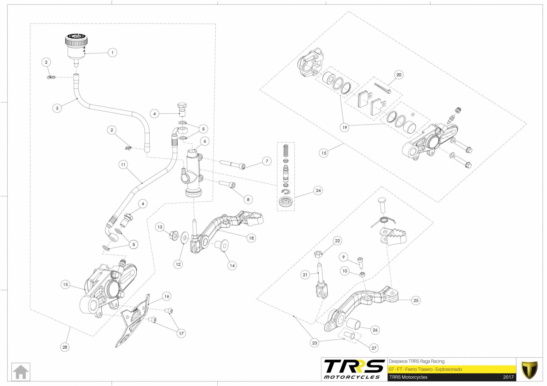 07TR - REAR BRAKE