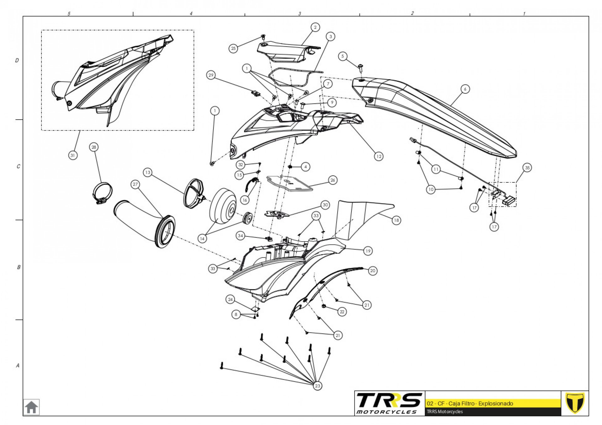 02TR - AIR FILTER BOX