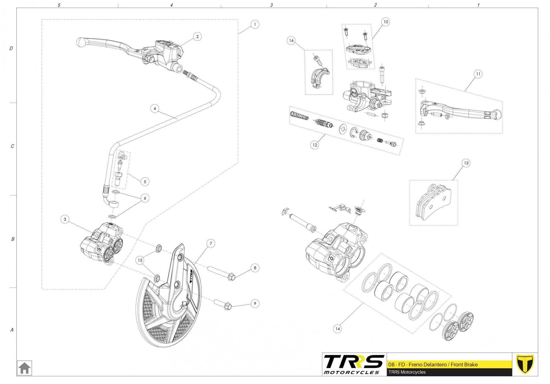08TR - FRONT BRAKE