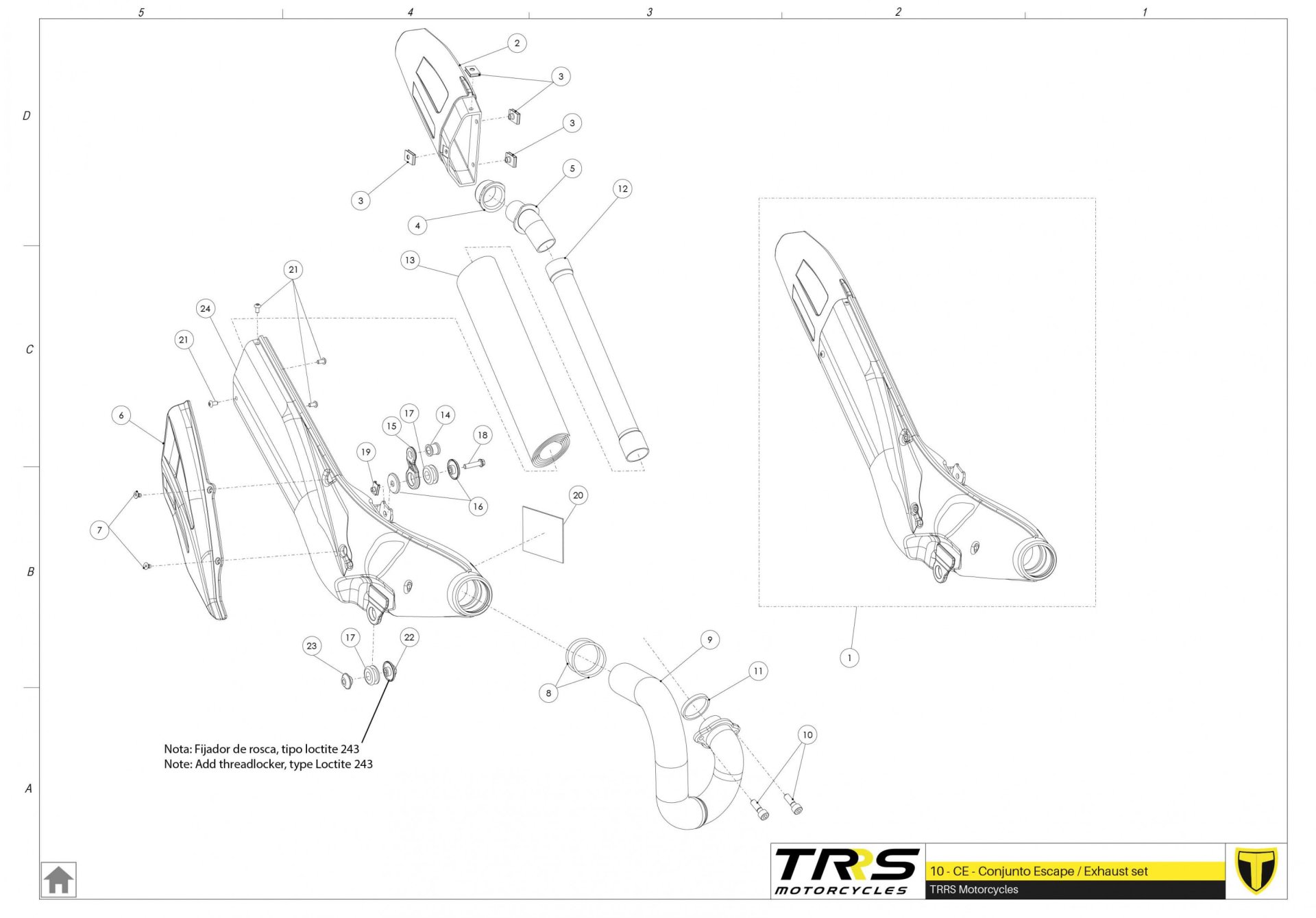 10TR - EXHAUST