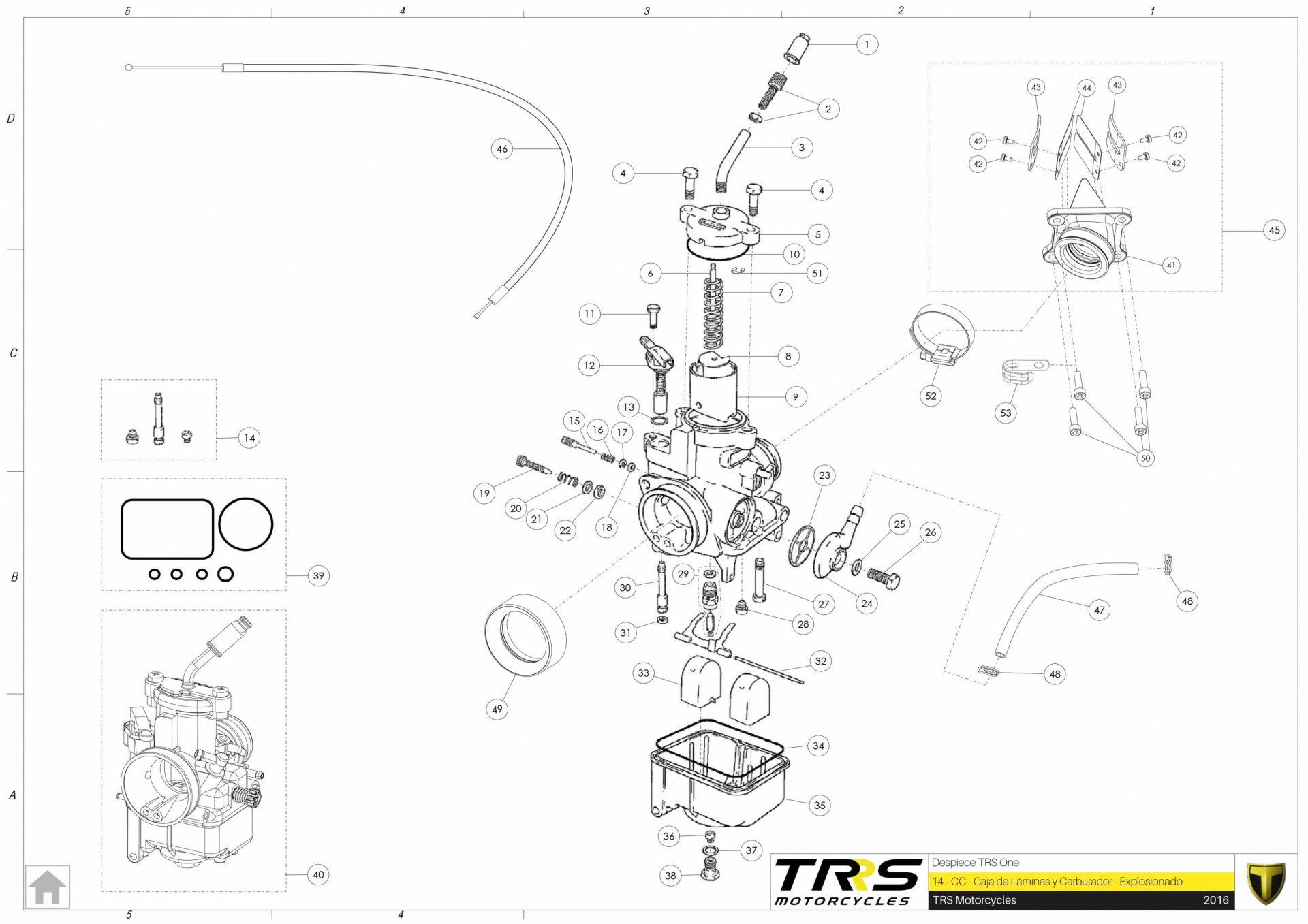 14TR - CARBURETTOR