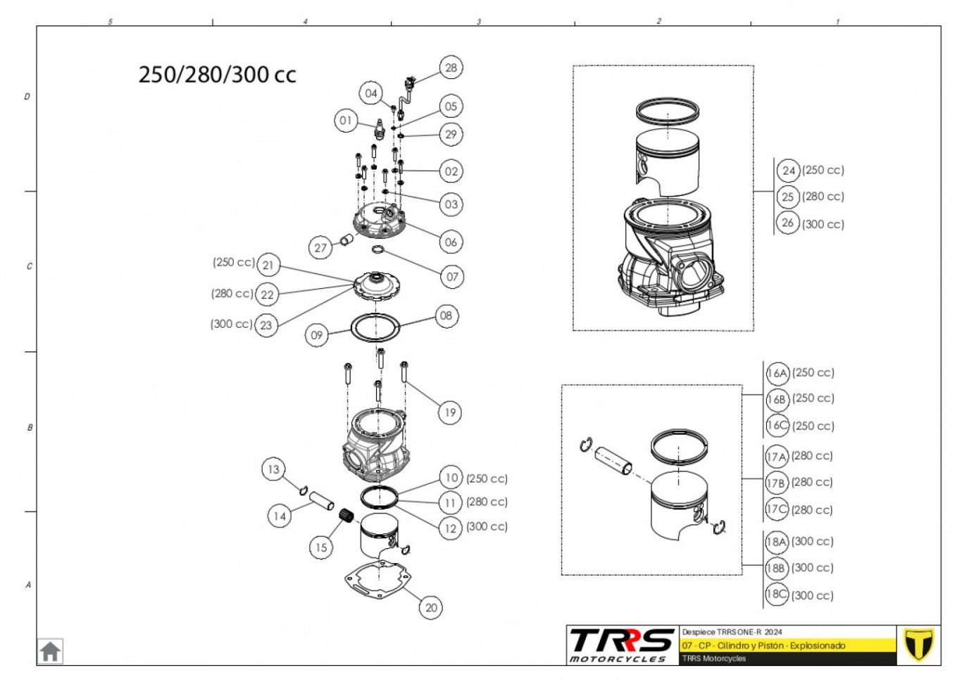 07MT - CYLINDER AND PISTON