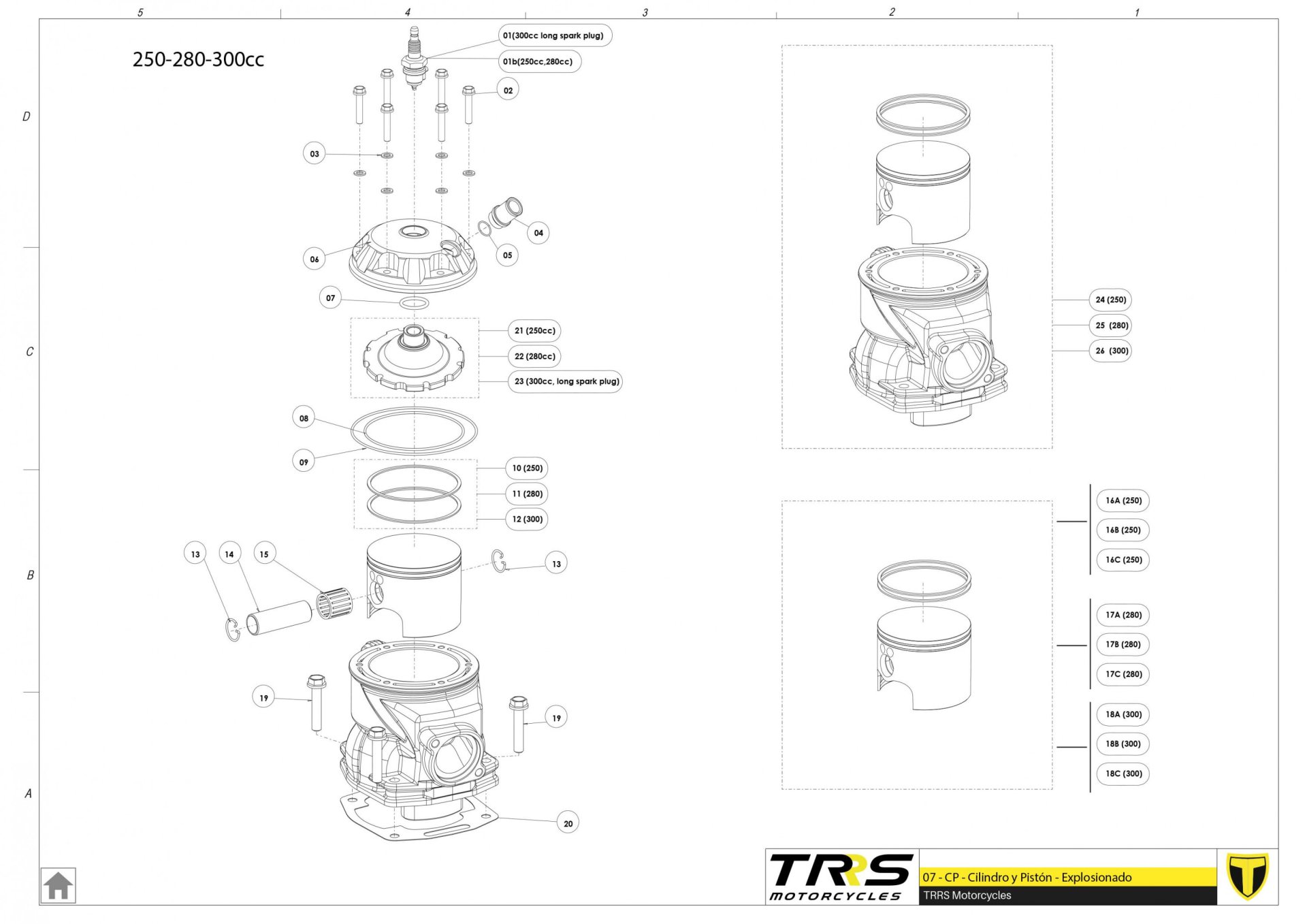 07MT - CYLINDER AND PISTON