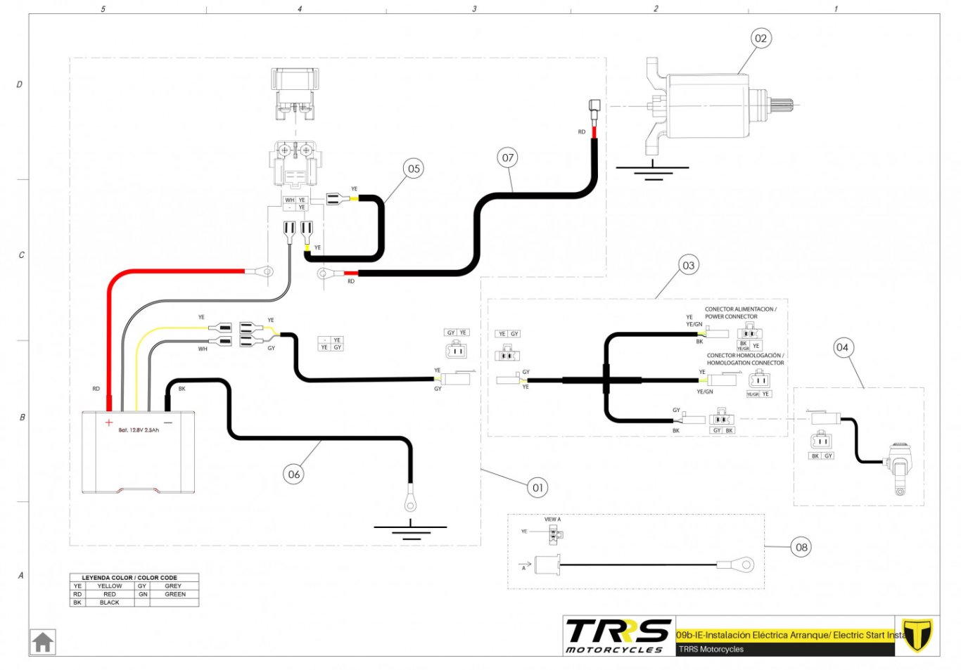 09BTR - ELECTRIC START INSTALLATION